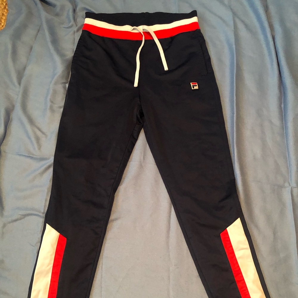 Dark Blue Men’s Fila track pants